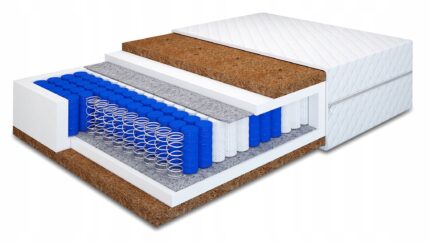 MATERAC TWARDY 2XKOKOS NATURAL TENCEL 90X200