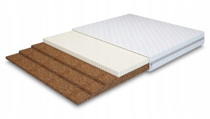 MATERAC NAWIERZCHNIOWY LATEKS+3XKOKOS 190X200 6CM